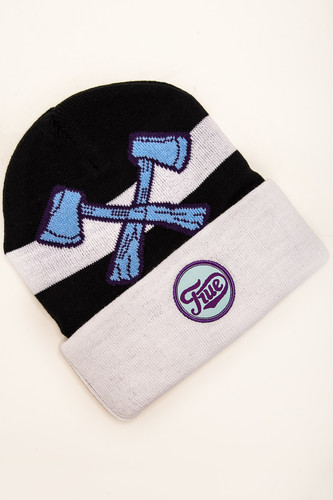 Шапка TRUESPIN Ax Classic Beanie Blue/White фото 3