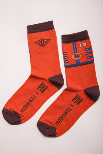 Носки ЗАПОРОЖЕЦ Тайна Третьей Планеты Скафандр-3 Красный фото 6