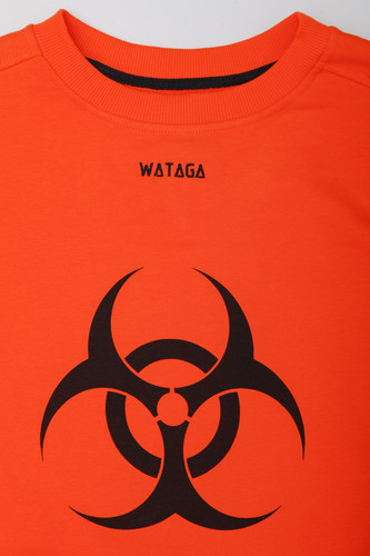Толстовка WATAGA Biohazard WSO-004 Оранжевый фото 10