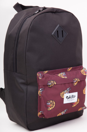 Рюкзак OLDY Черный/Тигр (бордовый) фото 6
