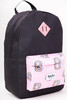 Рюкзак OLDY Черный/Челюсти (розовый) фото 15