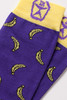 Носки ЗАПОРОЖЕЦ Банан Фиолетовый фото 2