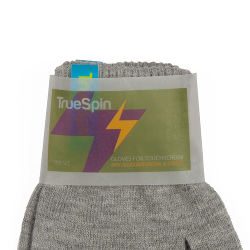 Перчатки TRUESPIN Touch Gloves Light Heather Grey фото 8