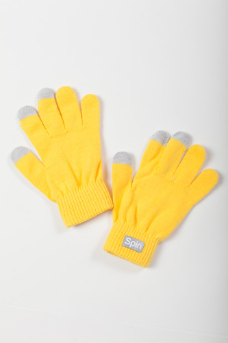 Перчатки TRUESPIN Touch Gloves FW19 Yellow фото 5