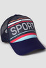 Бейсболка ЗАПОРОЖЕЦ Sport Stripes/Спорт Полоски Trucker Cap Navy фото