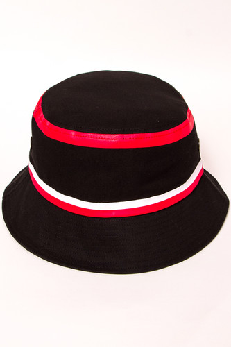 Панама SKILLS Stripes Black/Red фото 5