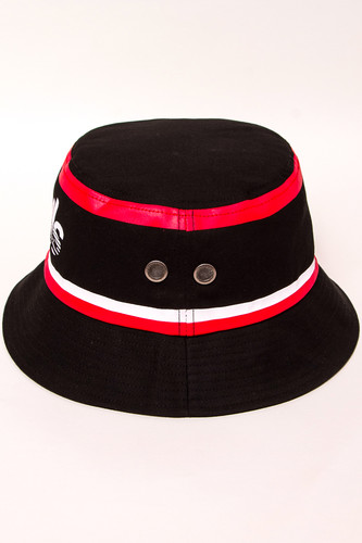 Панама SKILLS Stripes Black/Red фото 6