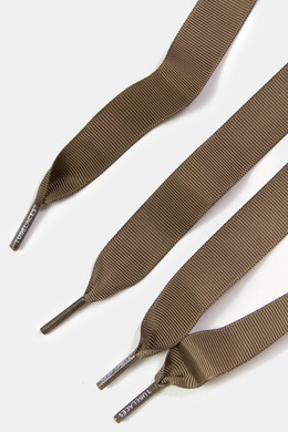 Шнурки TUBE LACES Grosgrain Ribbon Lace Pack (2шт) Olive-90 см фото
