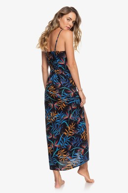 Женское платье ROXY Capri Sunset ANTHRACITE WILD LEAVES (kvj9)
