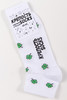 Носки КРЕПОСТЬ SOCKS Клевер (короткие) Белый фото 2