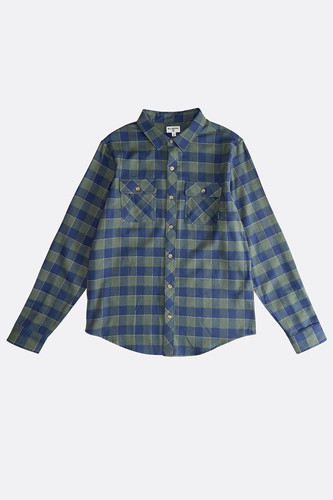 Рубашка в клетку BILLABONG All Day Flannel Ls (Forest, S)