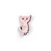 Значок COREYAGI Стандарт Кошка С Молоком (розовый) СТ-КО0029 фото