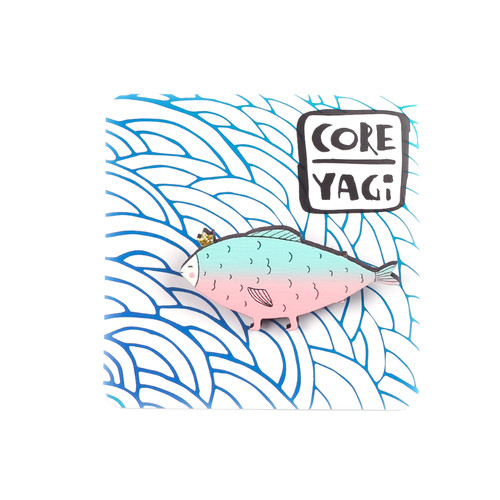 Значок COREYAGI Стандарт Царь-Рыба (розовый) СТ-ЦА0052 фото 6