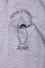 Футболка GOOD STORY Акула (с карманом) Серый фото 9