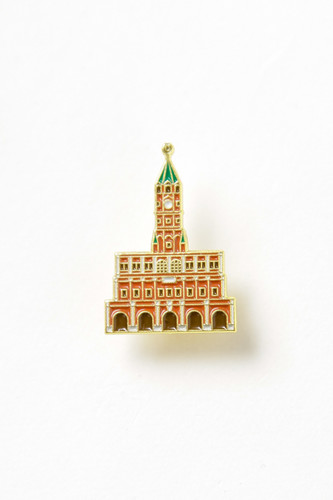 Значок HEART OF MOSCOW Сухаревская башня Разноцветный фото 4
