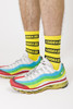 Носки CODERED Logo Stripes Socks Желтый/Черно-Желтое Лого фото