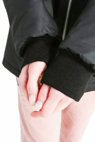 Куртка-Бомбер TRUESPIN удлиненный Черный фото 15