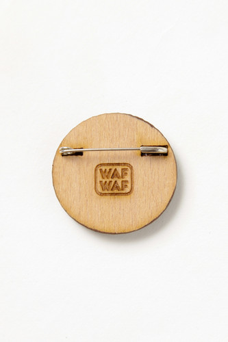 Значок деревянный WAF-WAF Баскетбол фото 6