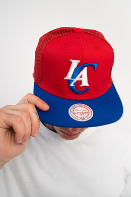 Бейсболка MITCHELL&NESS Untruck Los Angeles Clippers Red фото