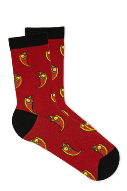 Носки BOOOMERANGS Перчик Красный