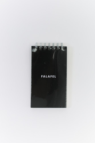 Блокнот на пружине FALAFEL BOOKS Notepad Black фото 3