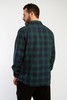 Рубашка TRUESPIN Flannel Shirt Navy/Green фото 3