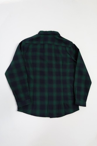 Рубашка TRUESPIN Flannel Shirt Navy/Green фото 16