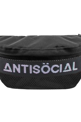 Сумка на пояс ANTISOCIAL Waist Bag Classic Black-White