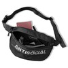 Сумка на пояс ANTISOCIAL Waist Bag Classic Black-White фото 4