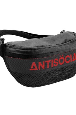 Сумка на пояс ANTISOCIAL Waist Bag Classic Black-Red