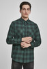 Рубашка URBAN CLASSICS Checked Flanell Shirt 7 Dark Green/Black фото