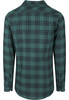 Рубашка URBAN CLASSICS Checked Flanell Shirt 7 Dark Green/Black фото 5