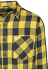 Рубашка URBAN CLASSICS Checked Flanell Shirt Black/Honey фото 6