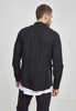 Рубашка URBAN CLASSICS Checked Flanell Shirt Black/Black фото 4