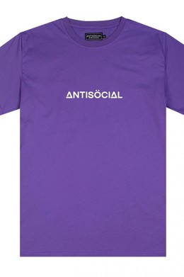 Футболка ANTISOCIAL Basic Фиолетовый фото