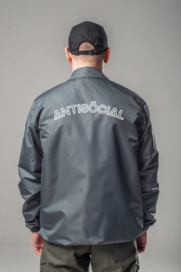 Куртка ANTISOCIAL Coach Jacket Серый