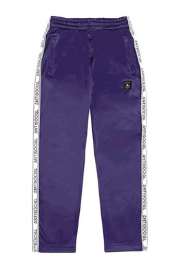 Штаны спортивные прямые ANTISOCIAL Stripe Фиолетовый фото