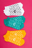 Набор носков СОК'С Просто Носок (короткие) Бирюзовый/Оранжевый/Белый фото 2