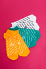 Набор носков СОК'С Просто Носок (короткие) Бирюзовый/Оранжевый/Белый фото 3