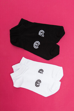 Набор носков СОК'С Лого (короткие) Белый/Черный
