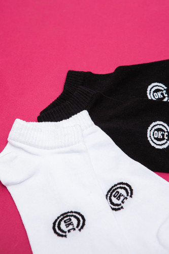 Набор носков СОК'С Лого (короткие) Белый/Черный фото 8
