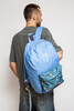 Рюкзак ЗАПОРОЖЕЦ Daypack карман принт коты Голубой/Морской Синий фото 8