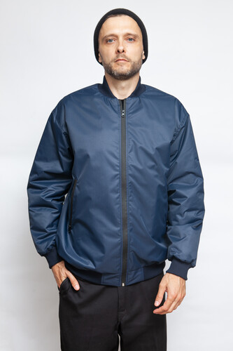 Куртка-Бомбер TRUESPIN Loose Fit FW22 Темно-Синий фото 10