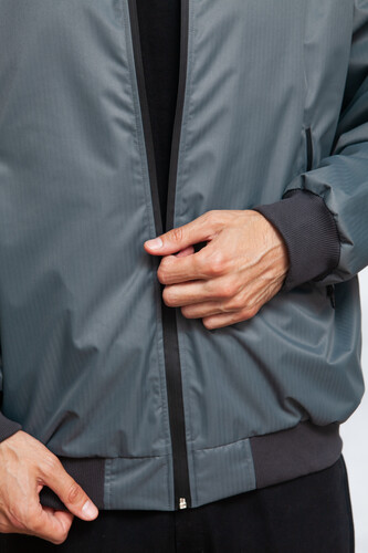 Куртка-Бомбер TRUESPIN Loose Fit FW22 Серый фото 14