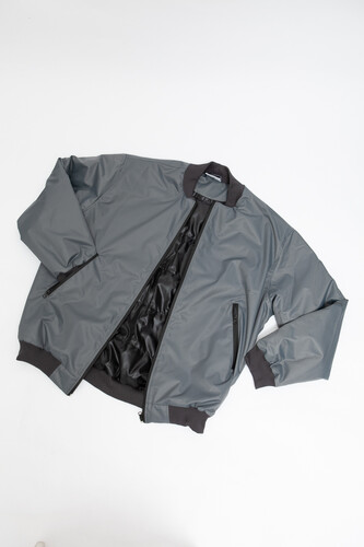 Куртка-Бомбер TRUESPIN Loose Fit FW22 Серый фото 16