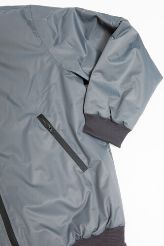 Куртка-Бомбер TRUESPIN Loose Fit FW22 Серый фото 17