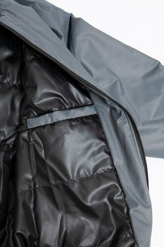 Куртка-Бомбер TRUESPIN Loose Fit FW22 Серый фото 19
