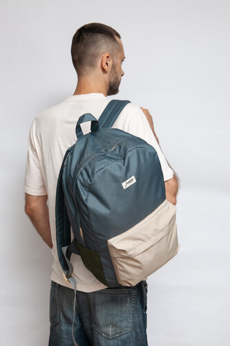 Рюкзак ЗАПОРОЖЕЦ Daypack S22 Темно-серый/Бежевый/Оливковый фото 12