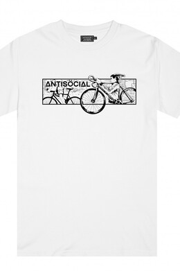 Футболка ANTISOCIAL Bike Белый