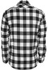 Рубашка URBAN CLASSICS Checked Flanell Shirt Black/White фото 5